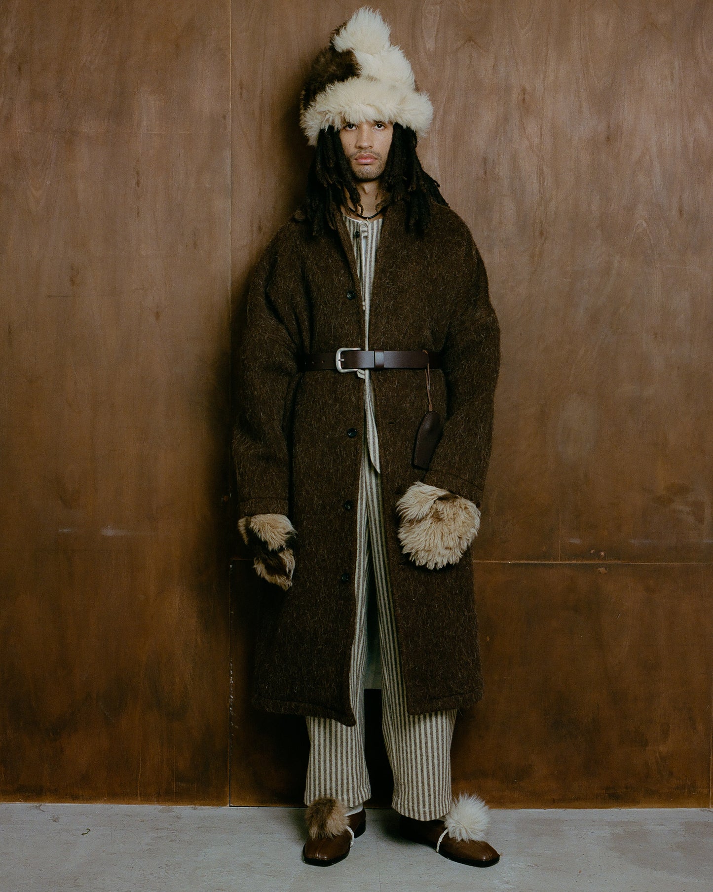 Annie Coat - Portuguese Long Hair Wool