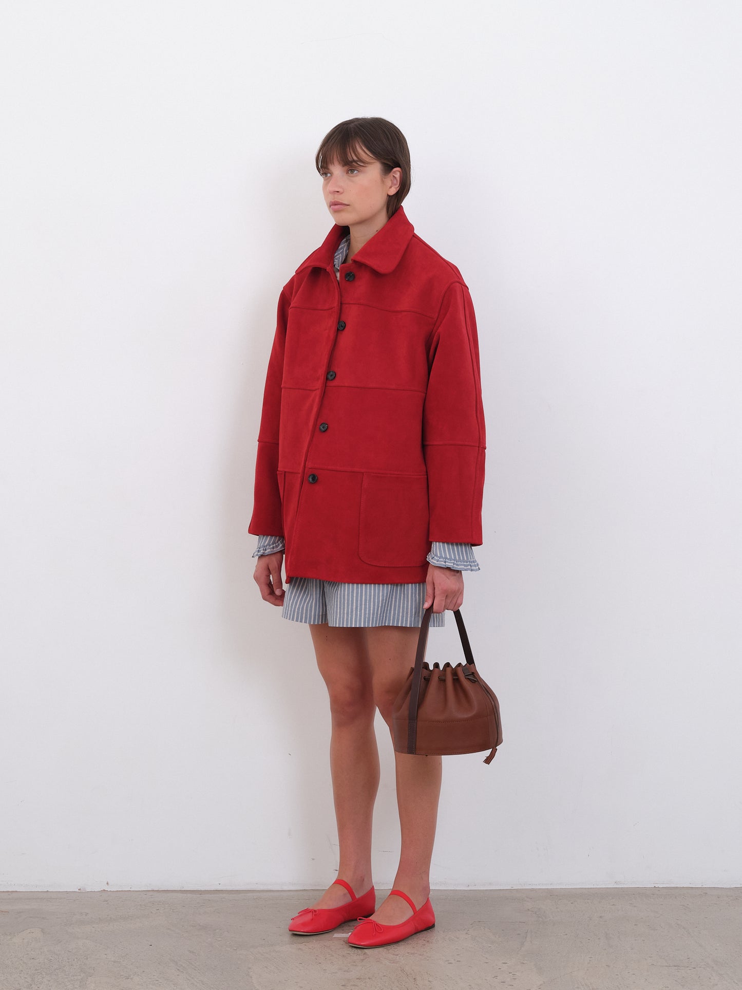 Quinn Jacket - Suede Checked