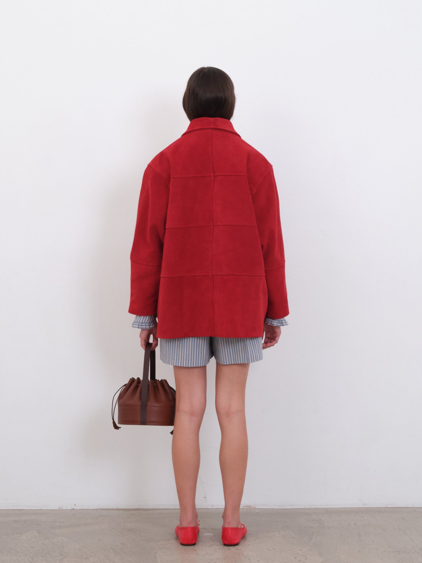 Quinn Jacket - Suede Checked