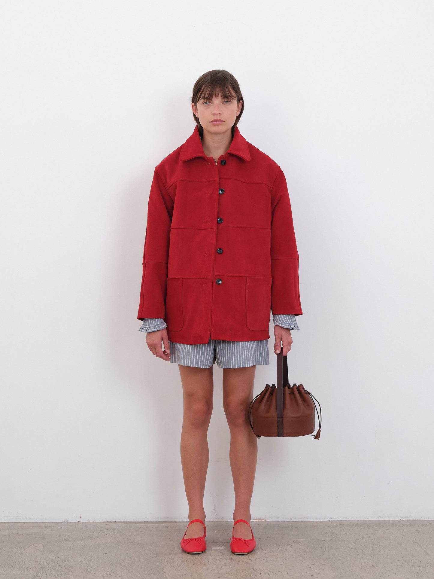 Quinn Jacket - Suede Checked