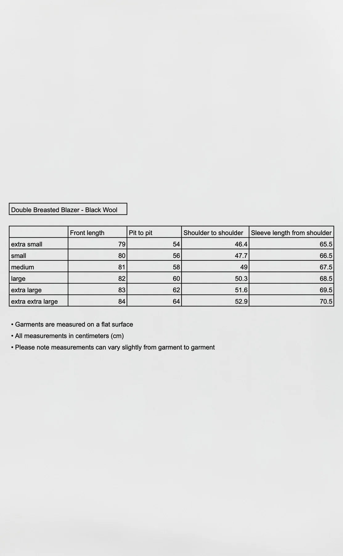 Double Breasted Blazer