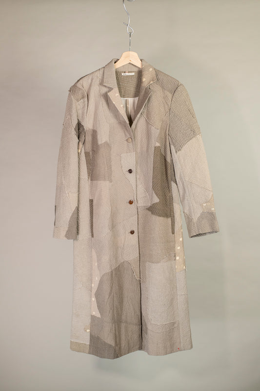 long kino coat- kantha hand quilt