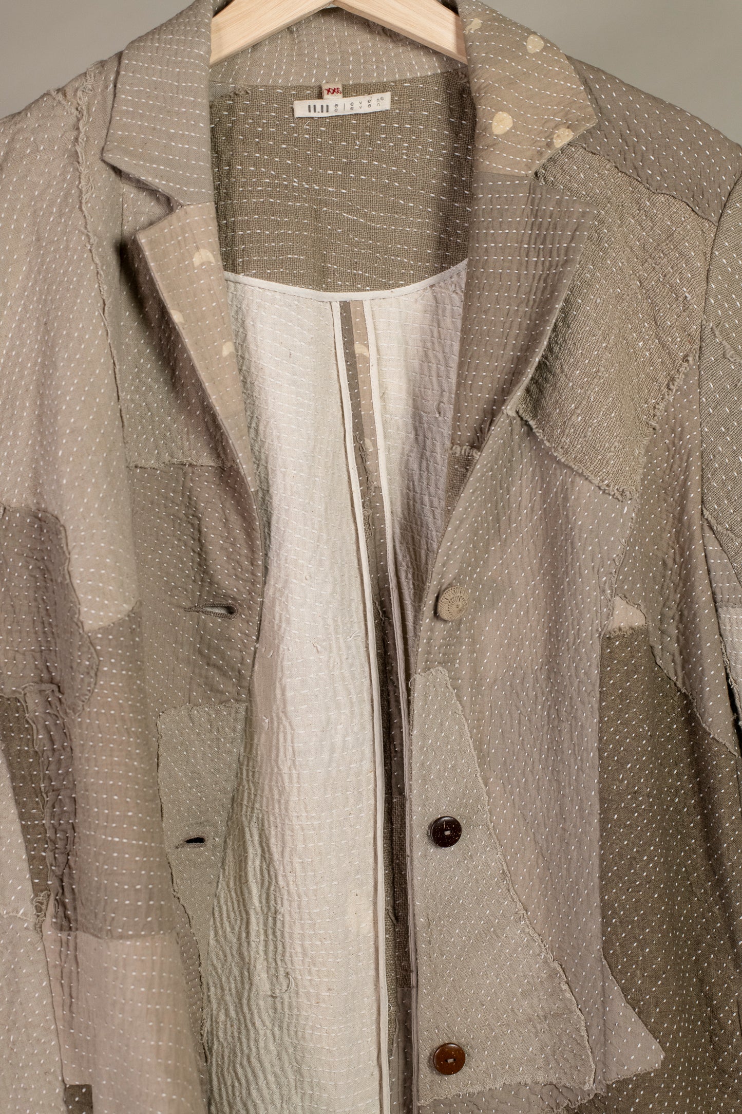 long kino coat- kantha hand quilt