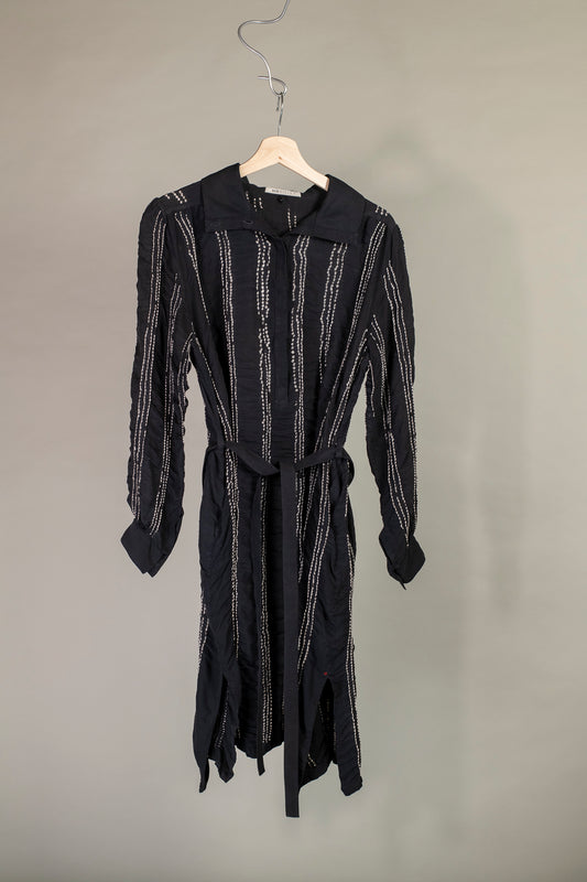 funnel neck dress