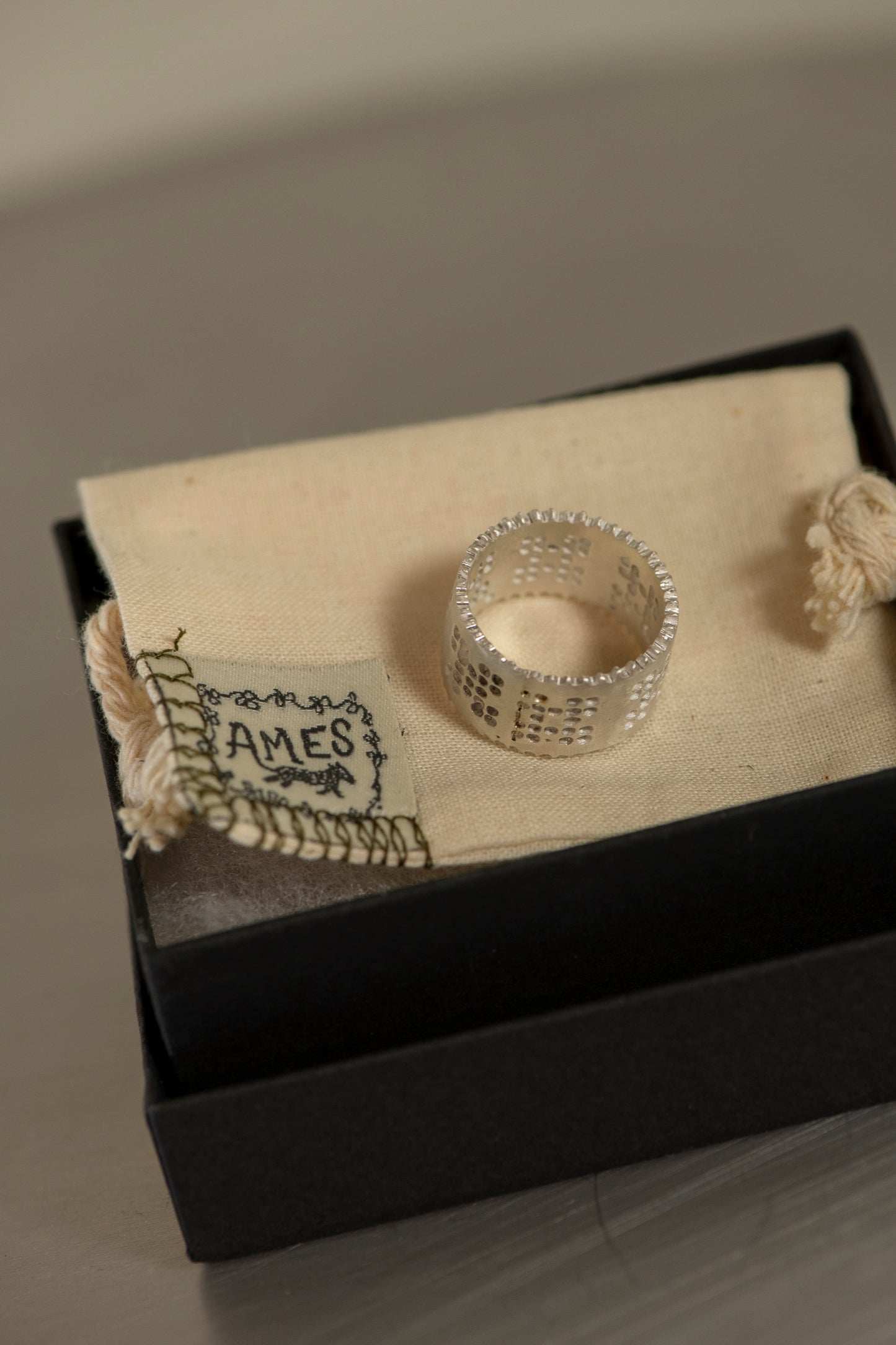 lace filet ring