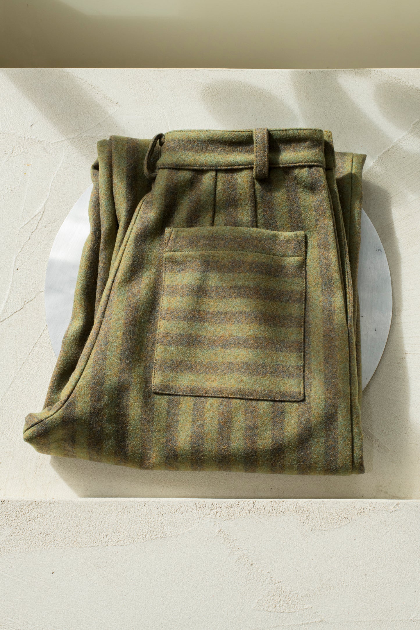 Georgia Trouser - Portuguese striped wool