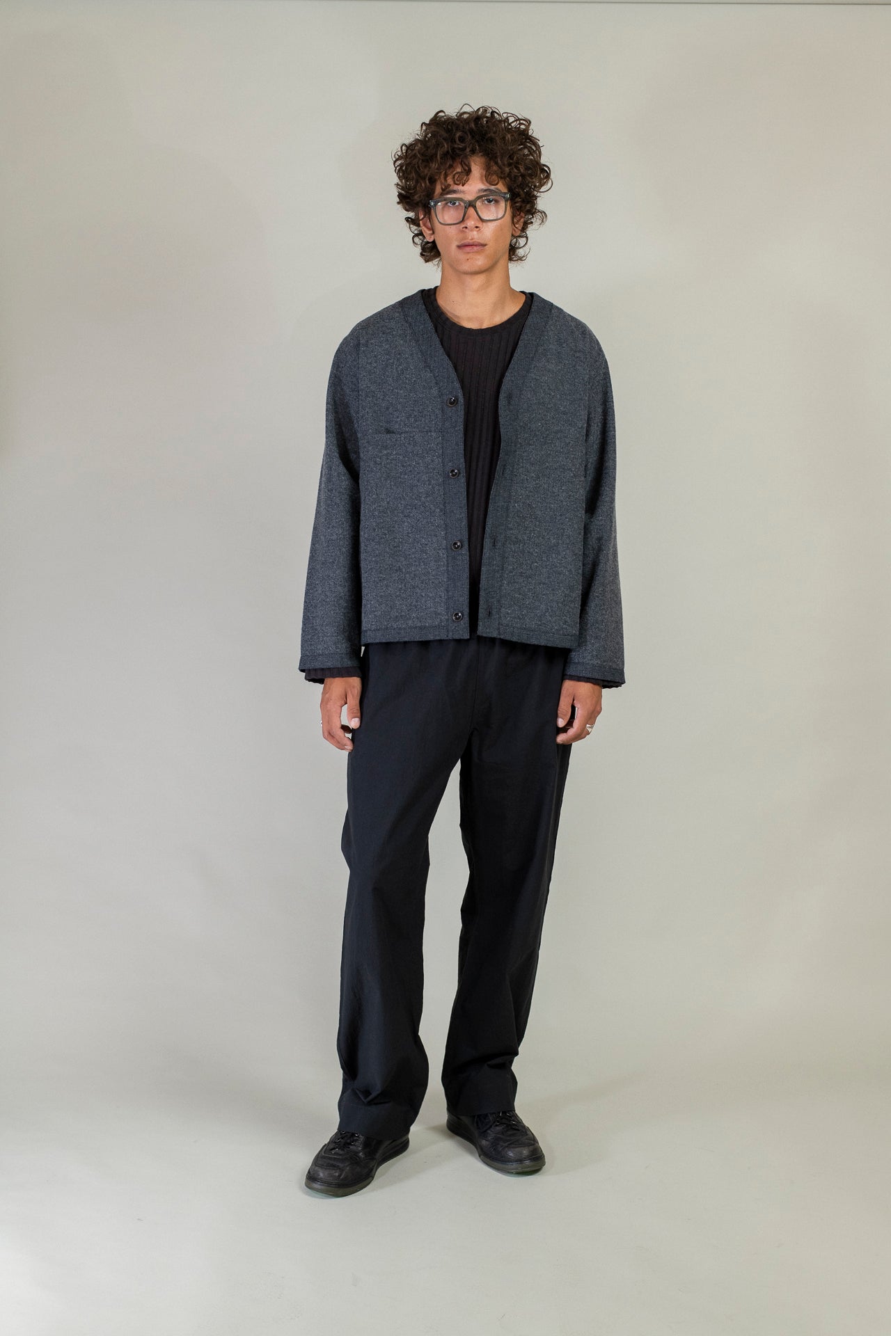 V-Neck Utility Cardigan