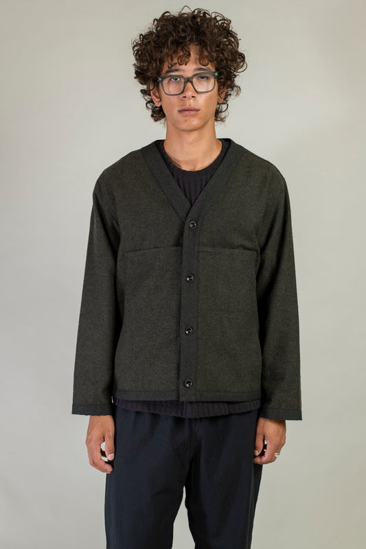 V-Neck Utility Cardigan