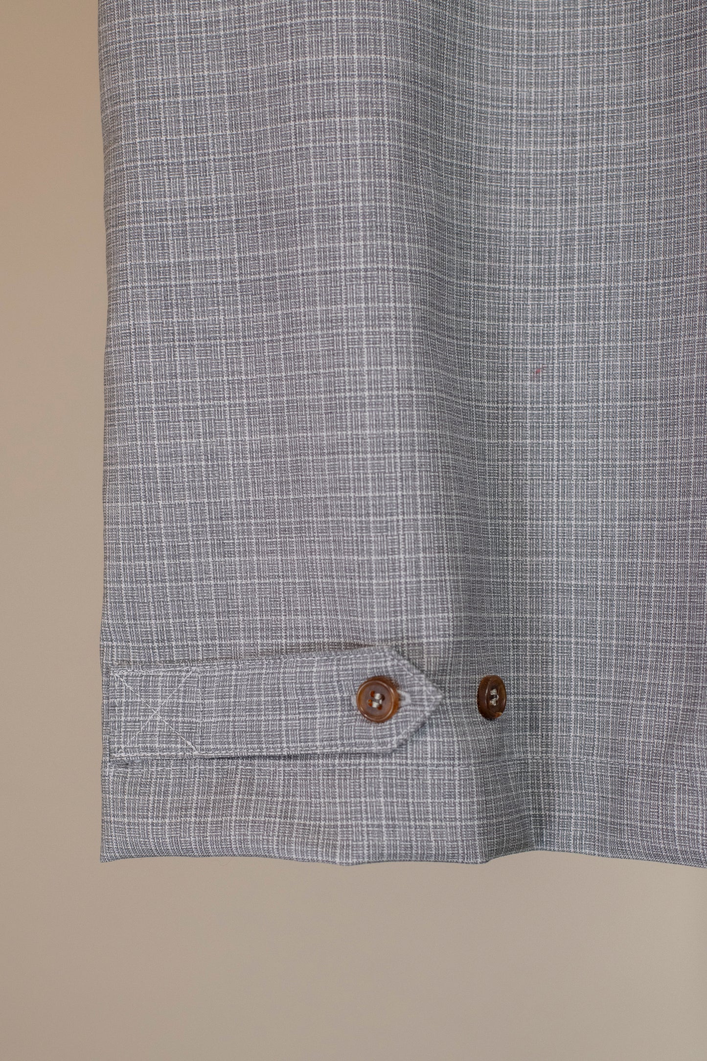 uniform shirt wool linen plaid