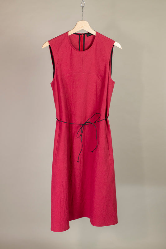 belted pencil dress