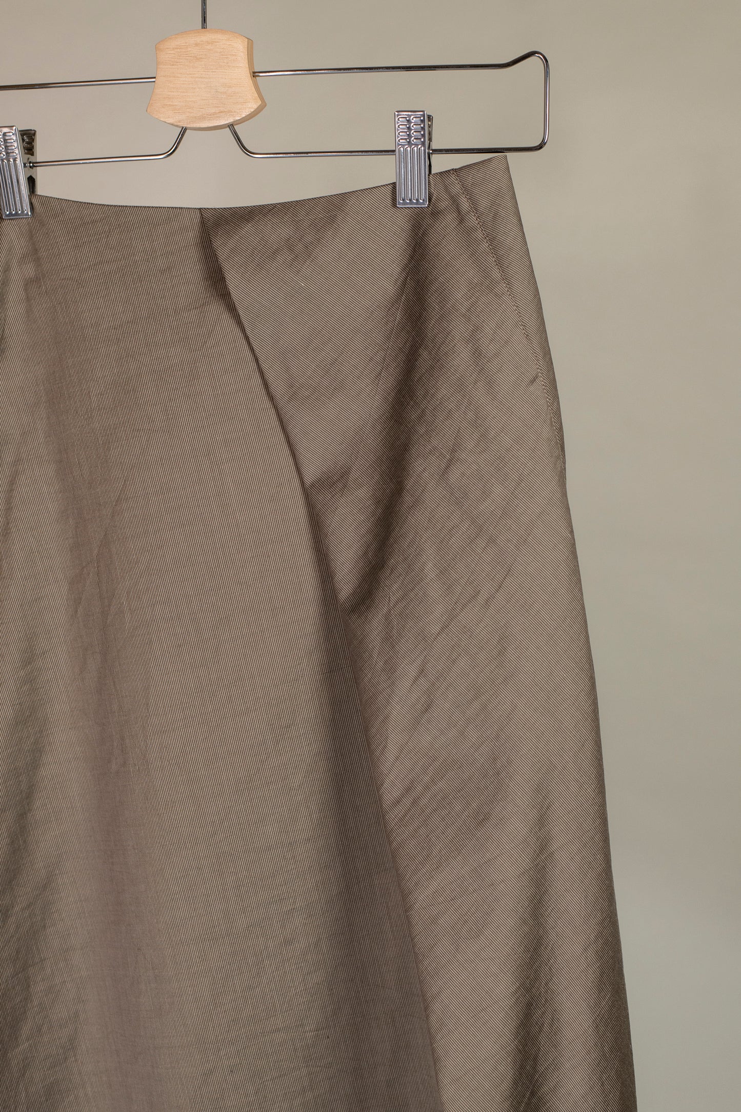 pleated drape skirt