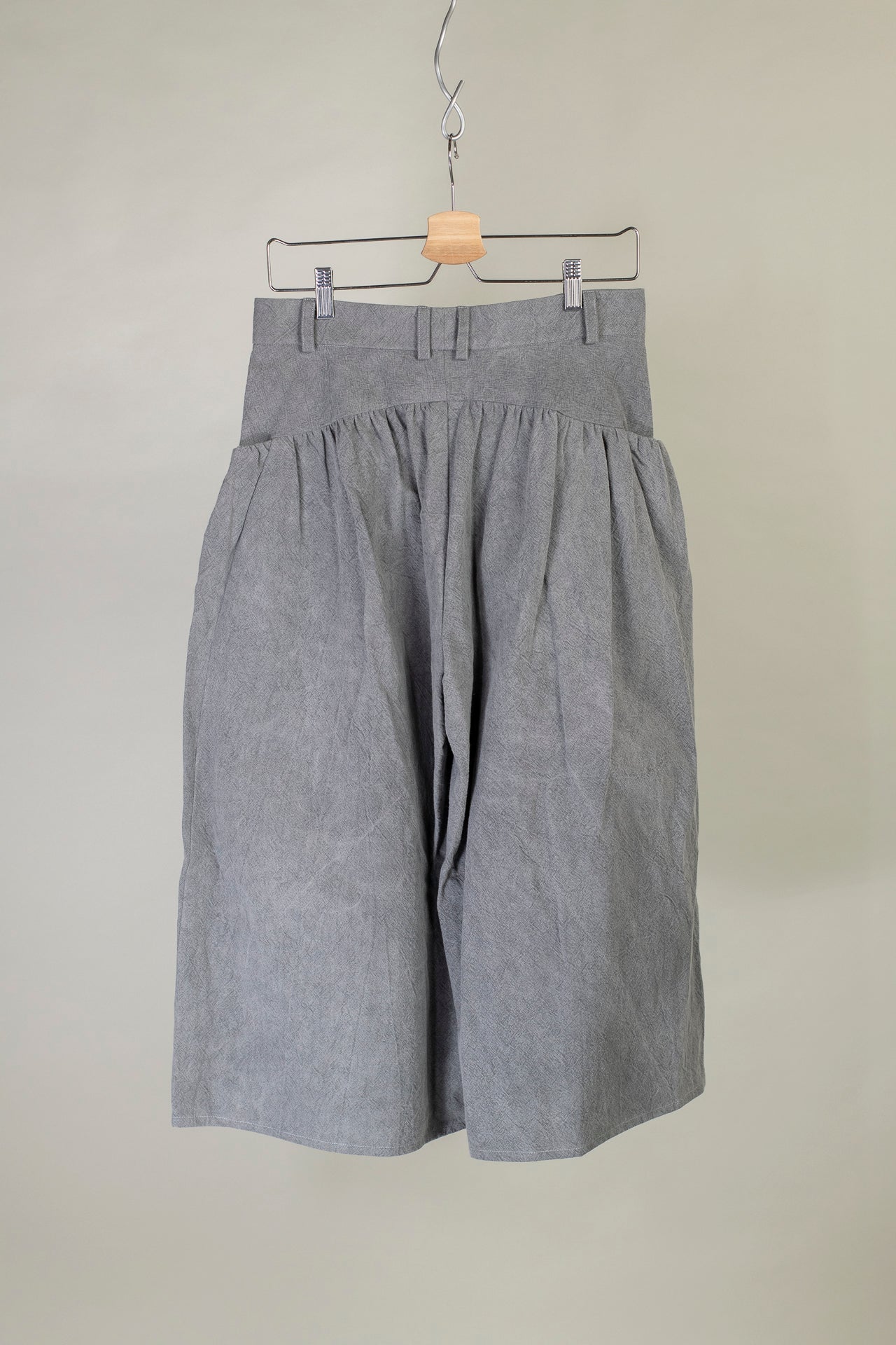 Gathered Wide Leg Culotte