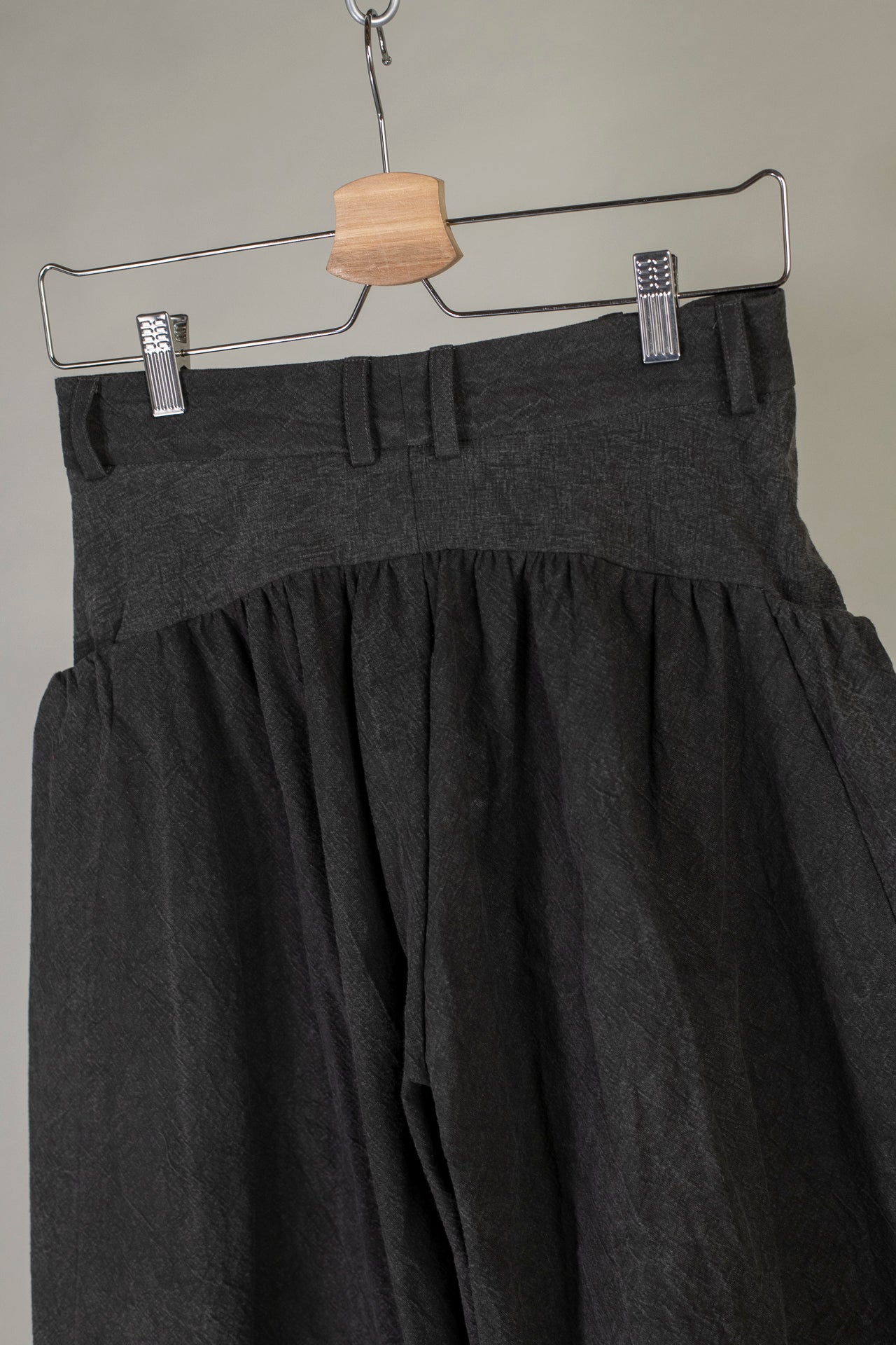 Gathered Wide Leg Culotte