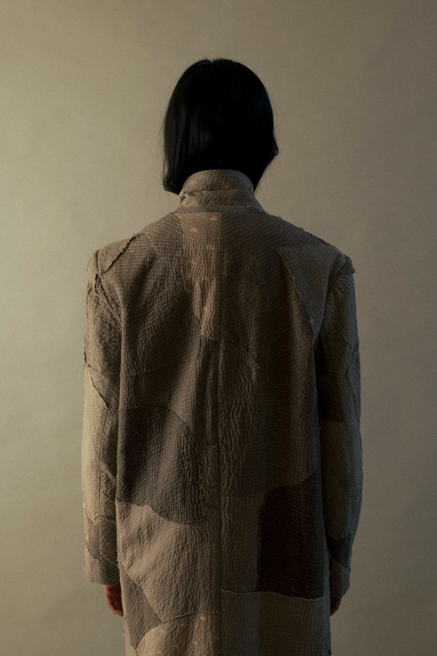 long kino coat- kantha hand quilt