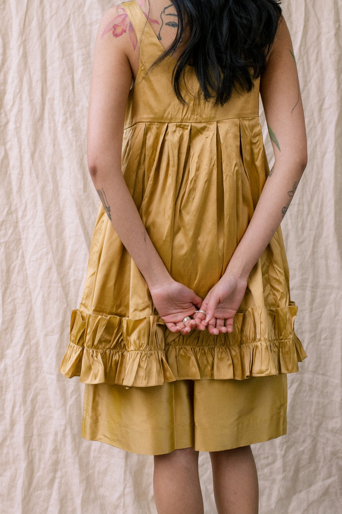billie waistcoat - silk dupion