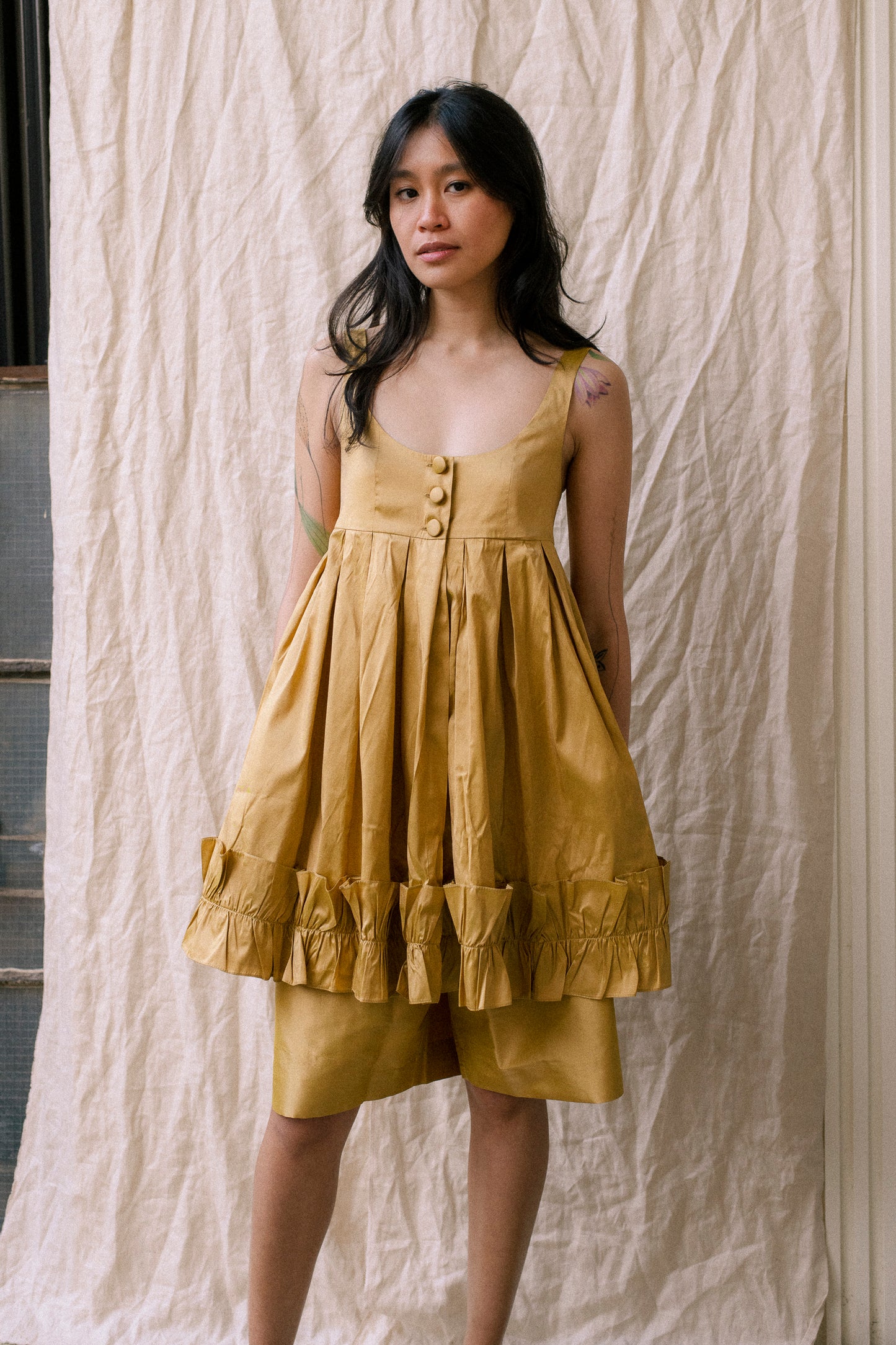 billie waistcoat - silk dupion