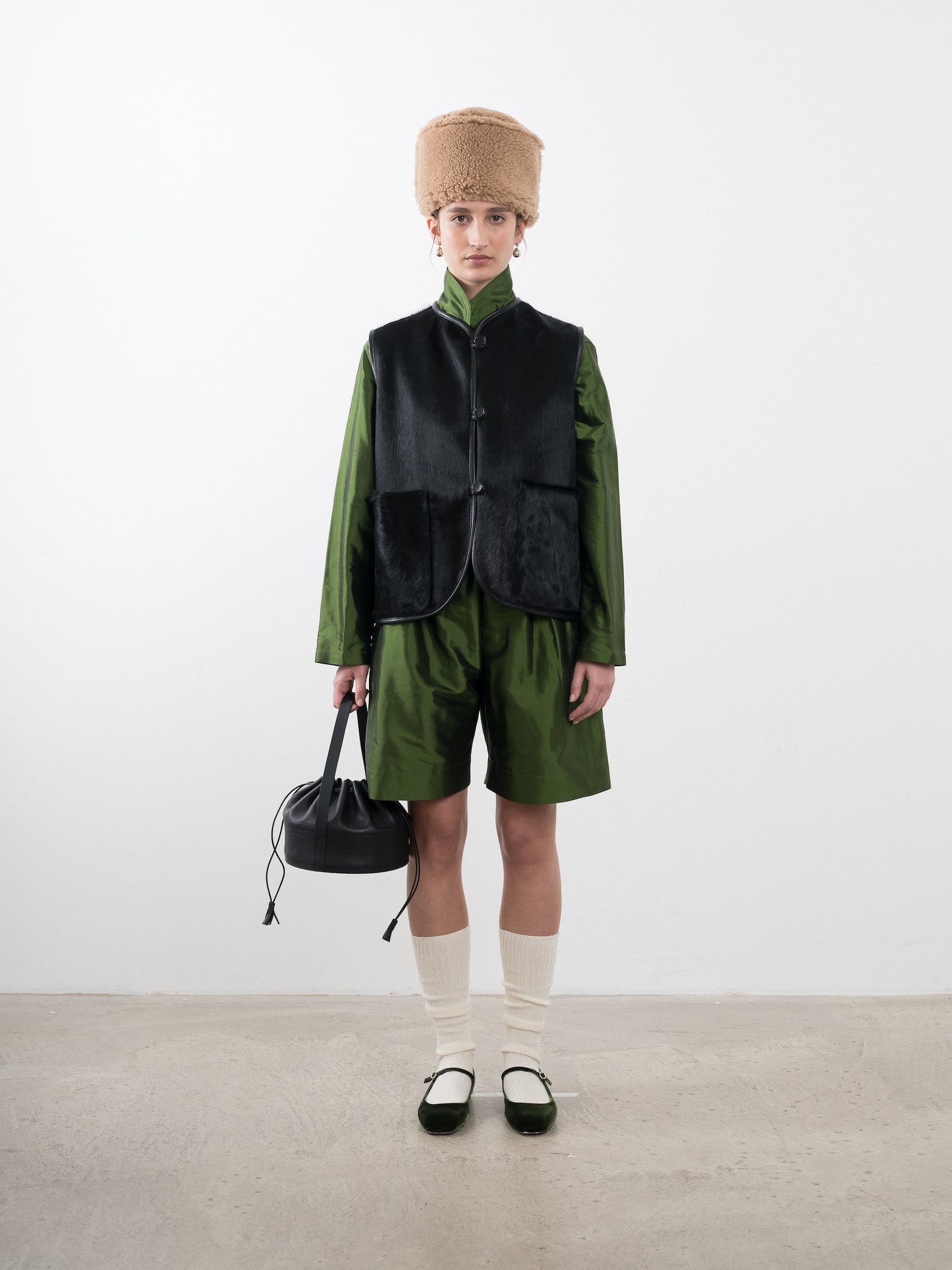 Ella Vest - Hair On Leather Hide