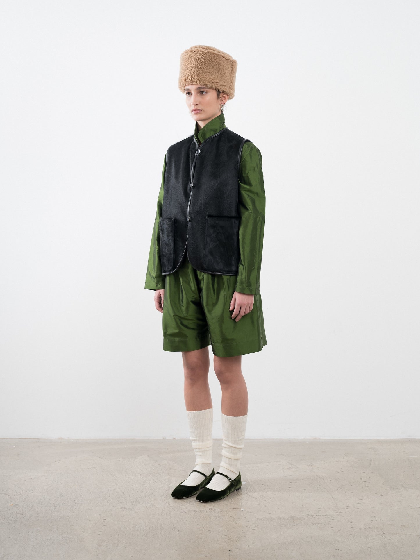 Ella Vest - Hair On Leather Hide