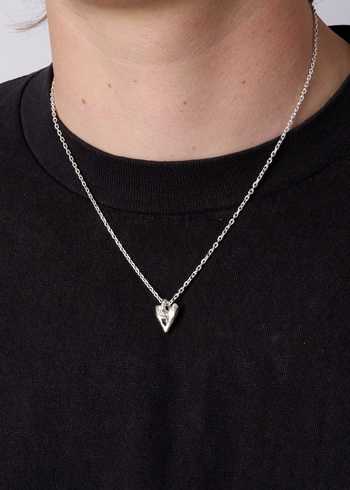 Blue Sapphire Una Heart - Necklace