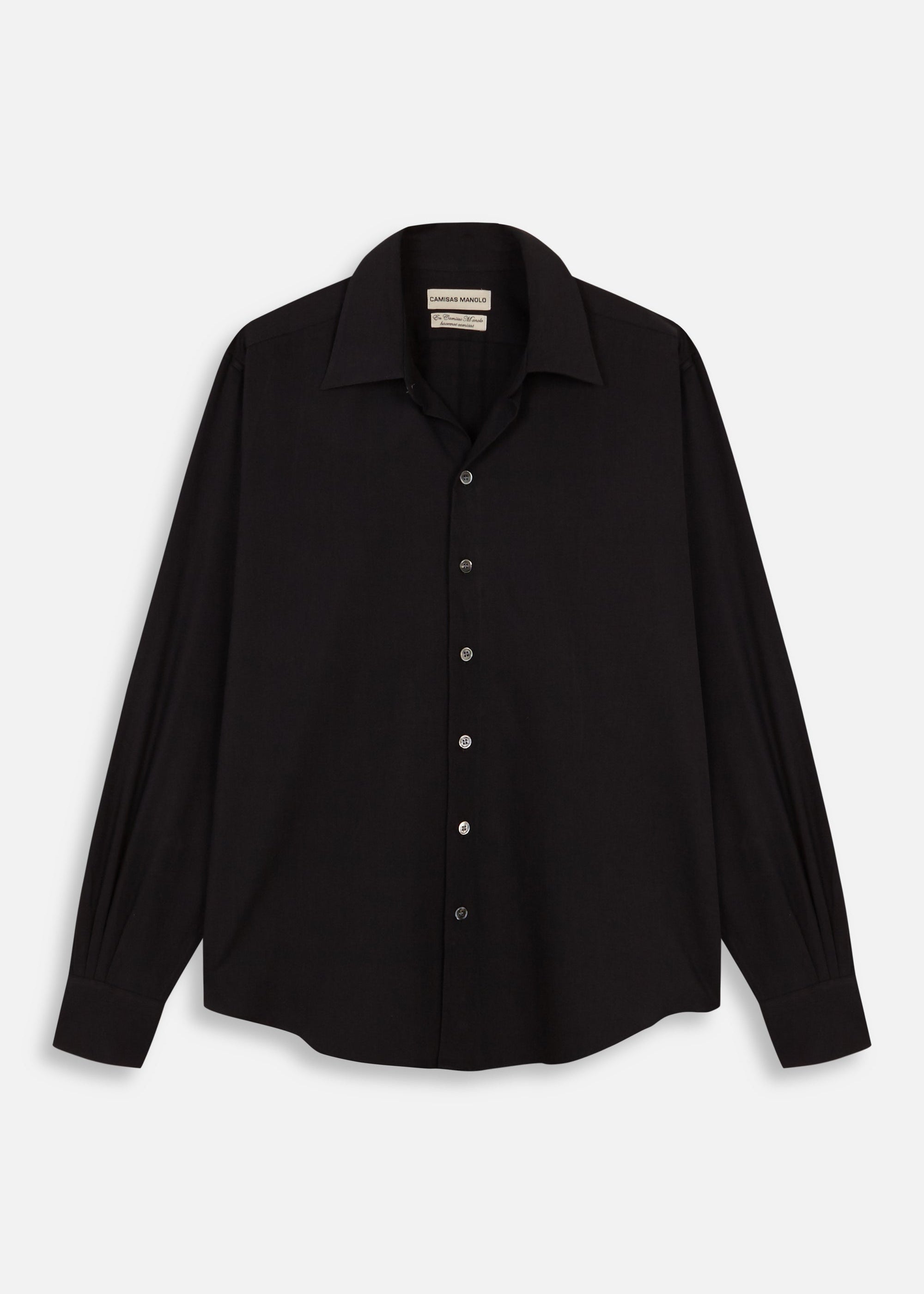 Camisas Manolo Black Normal Shirt