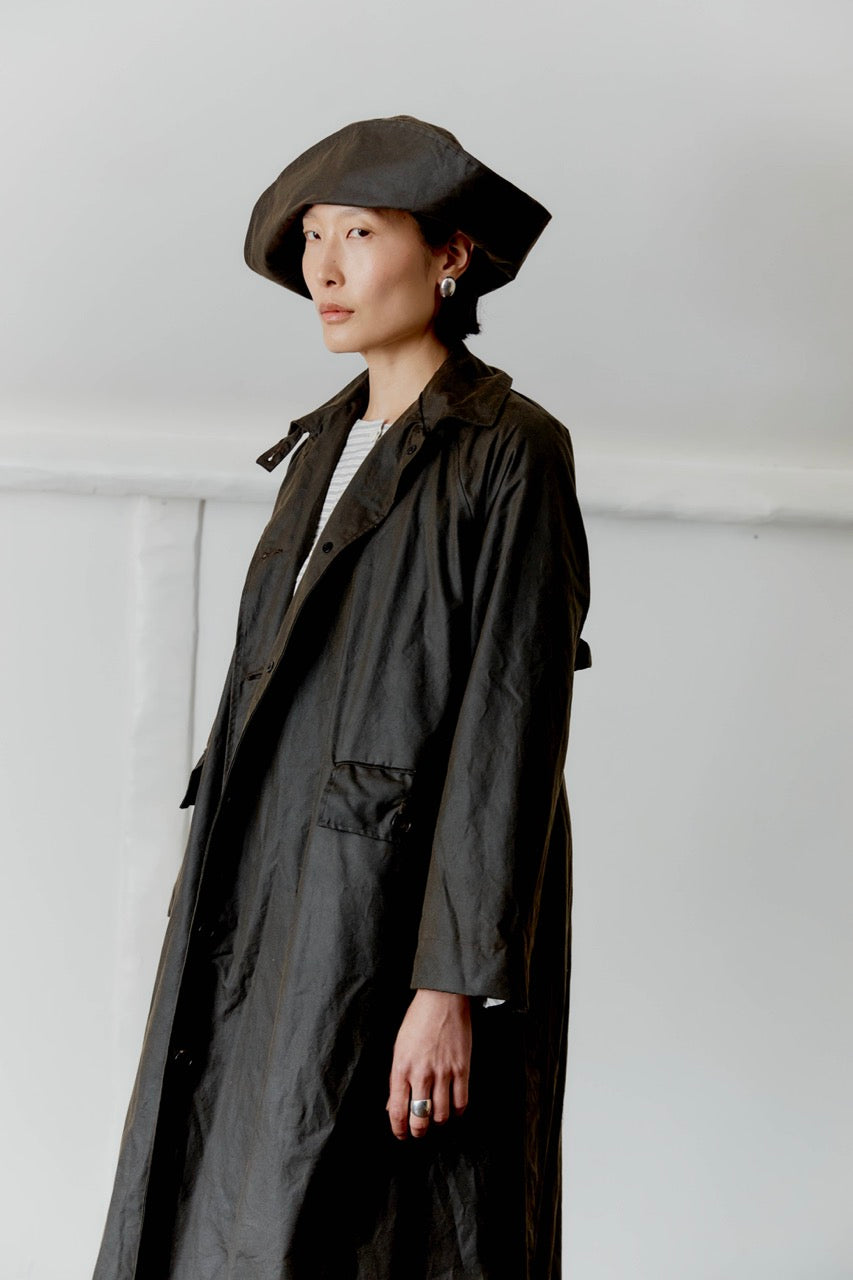 British Waxed Oilskin Kit Trench