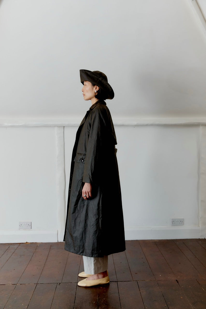 British Waxed Oilskin Kit Trench