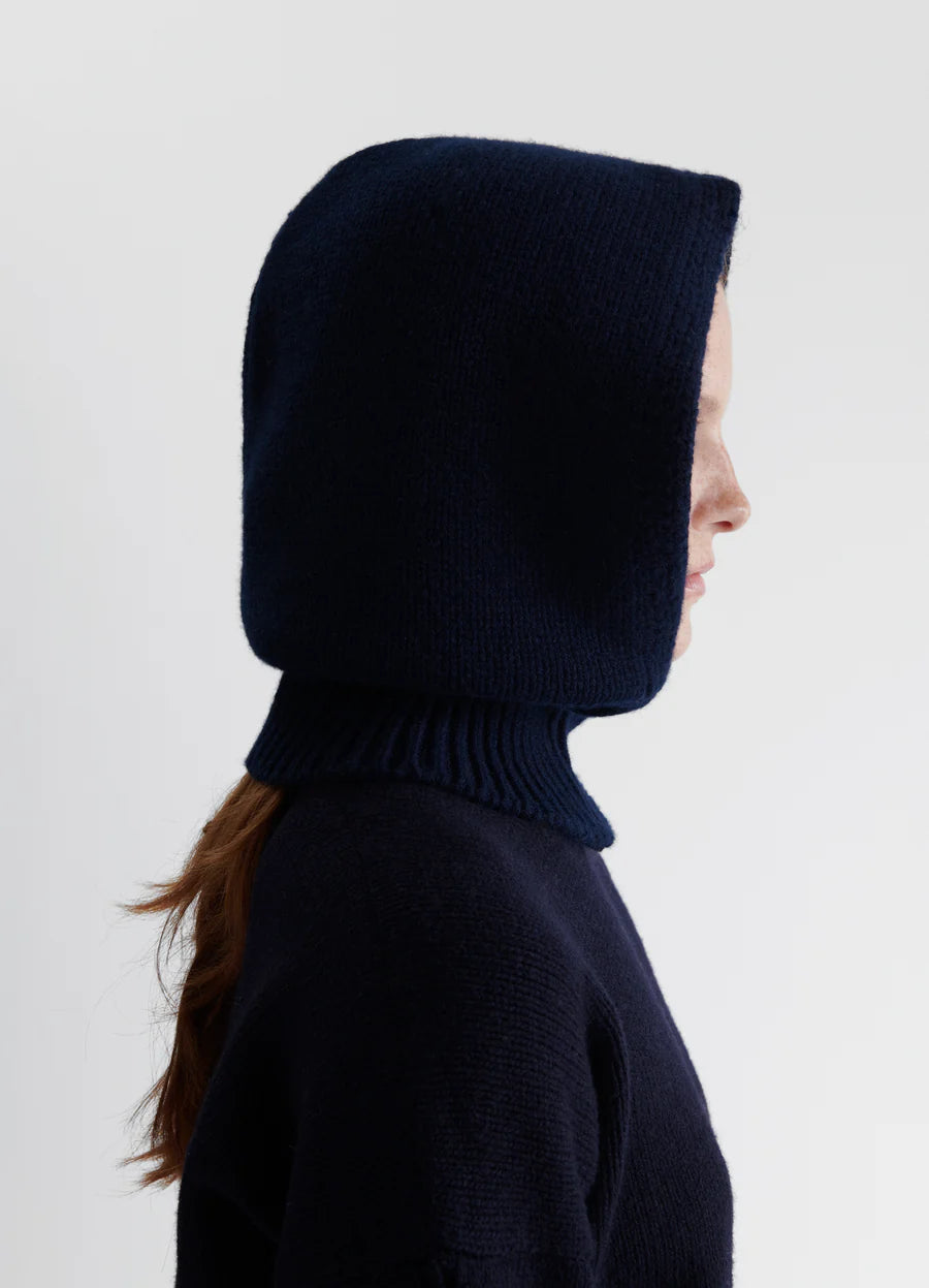 Hand Knit Hood