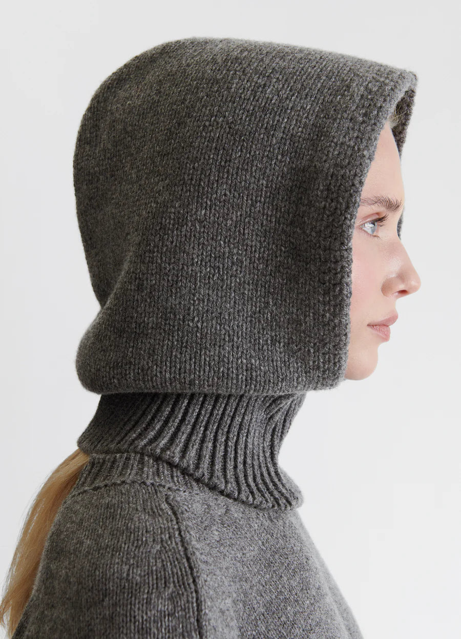 Hand Knit Hood