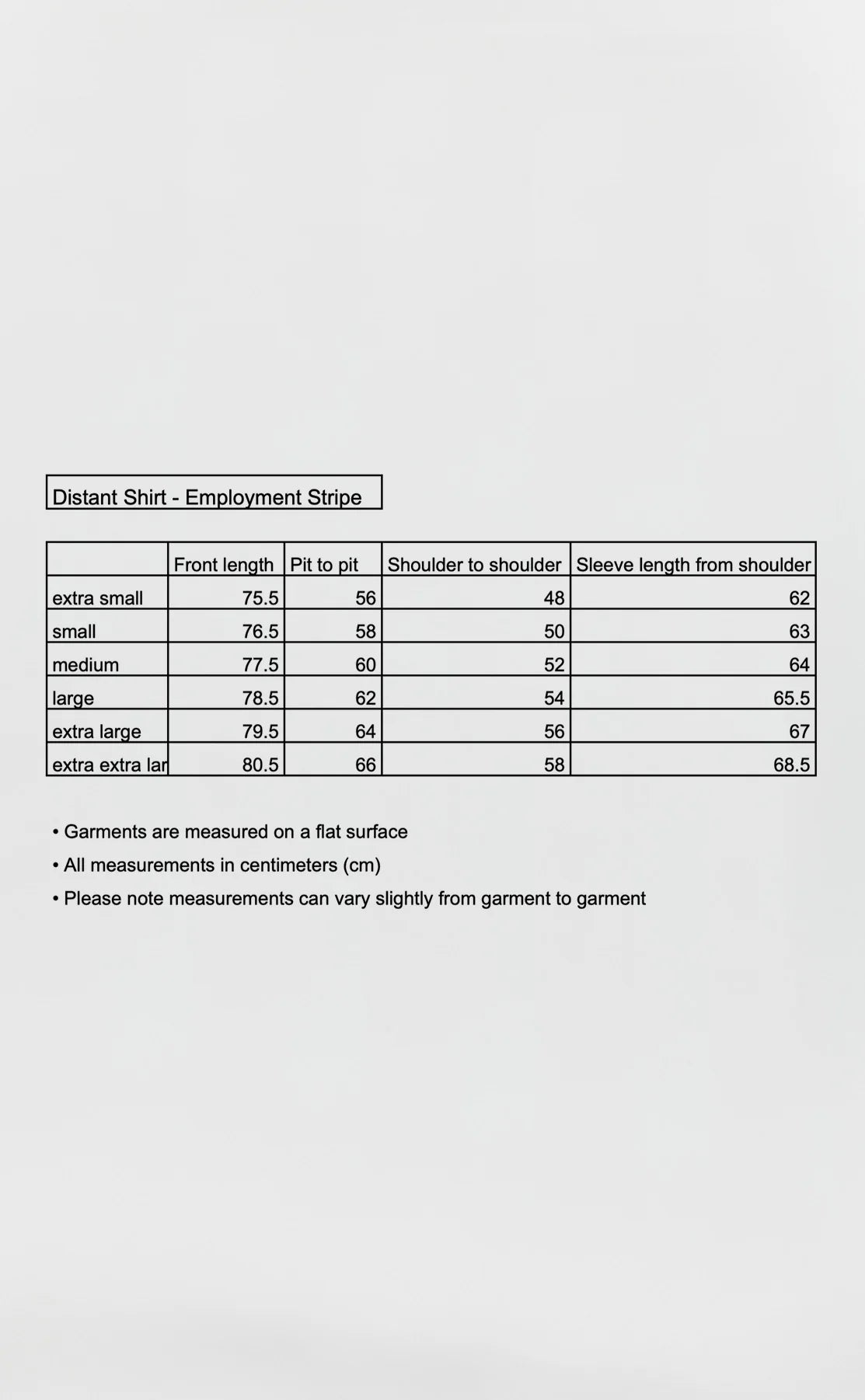 Size Guide