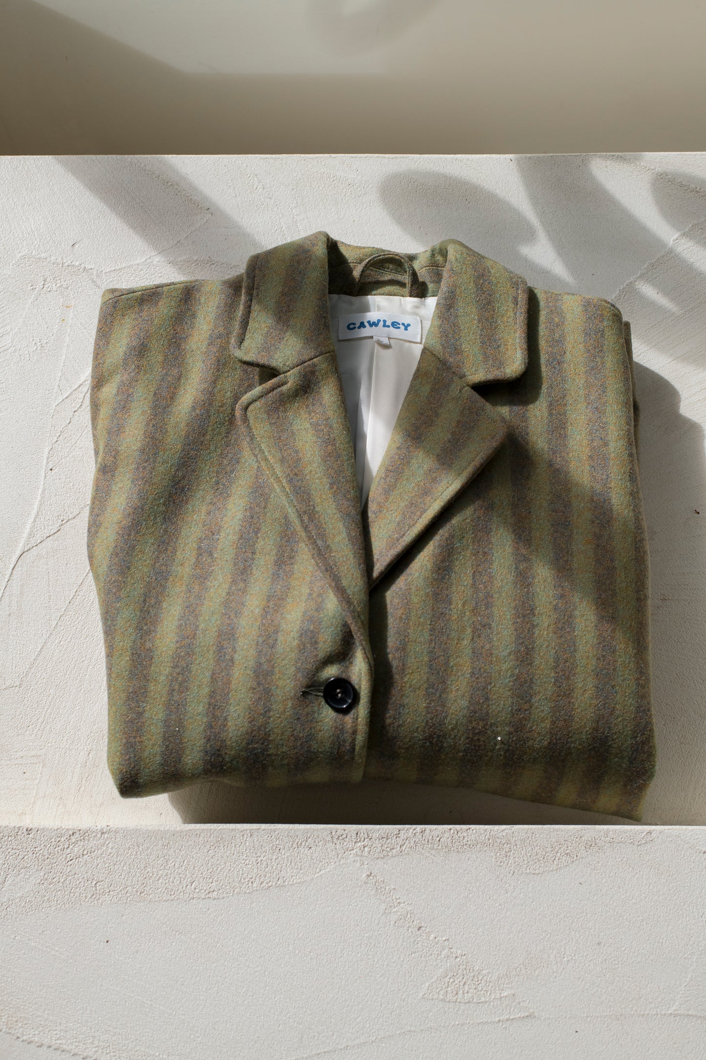 Portuguese Striped Wool Andie Blazer