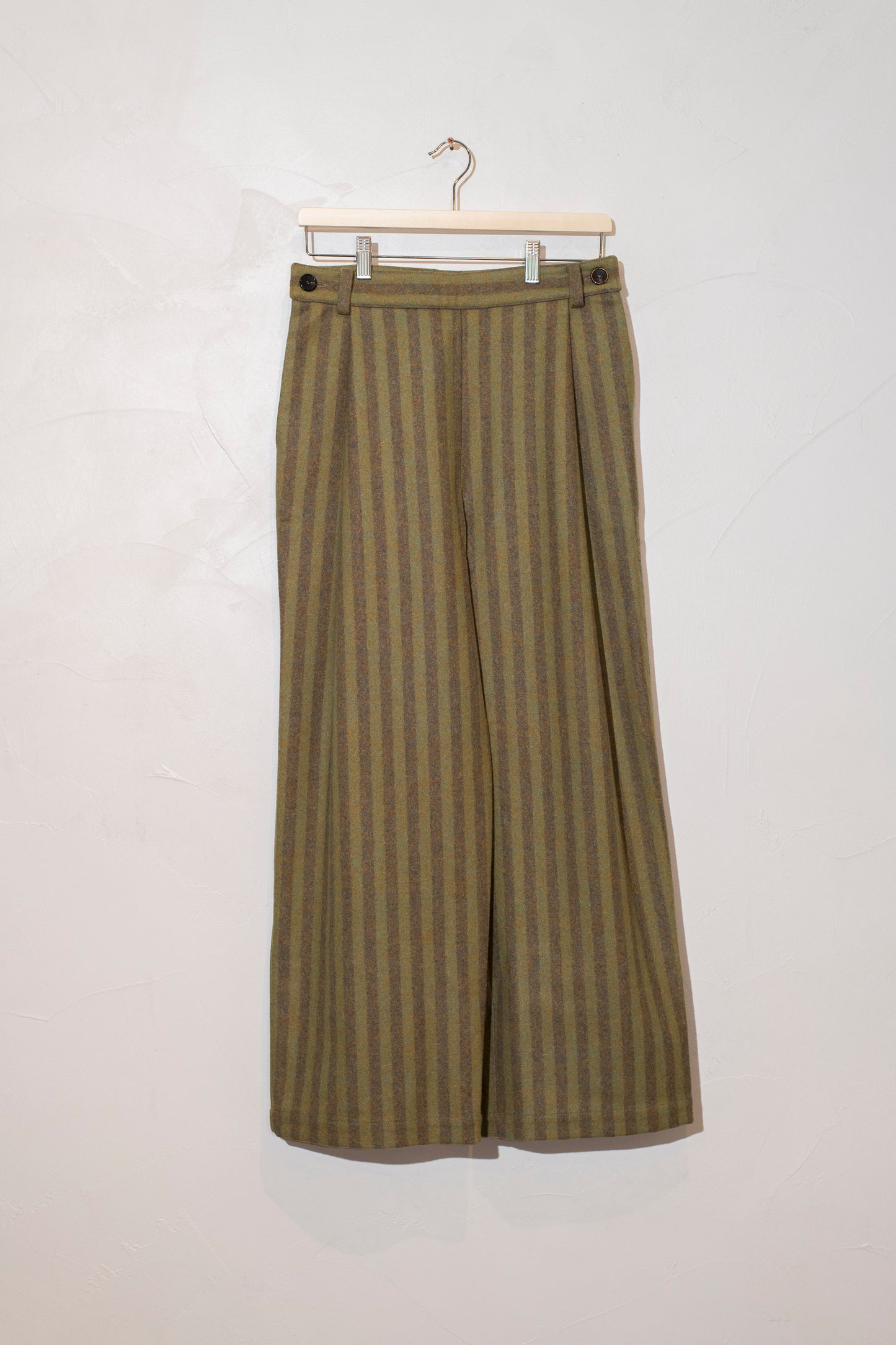 portuguese striped wool georgia trouser