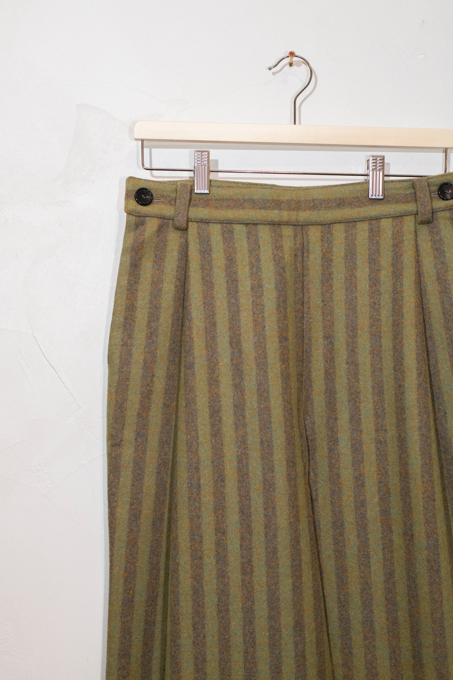 portuguese striped wool georgia trouser