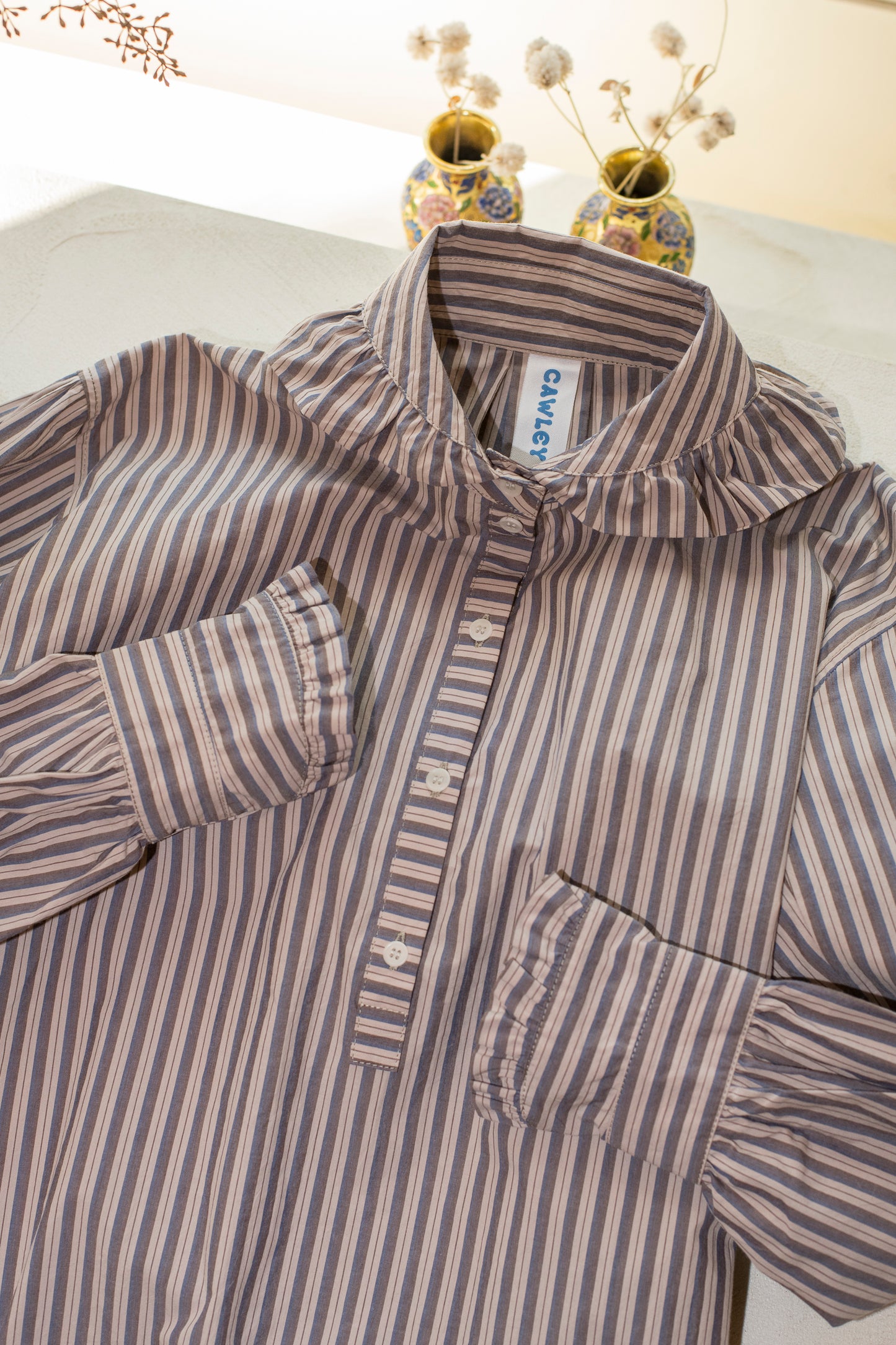 japanese striped shirting brookes shirt