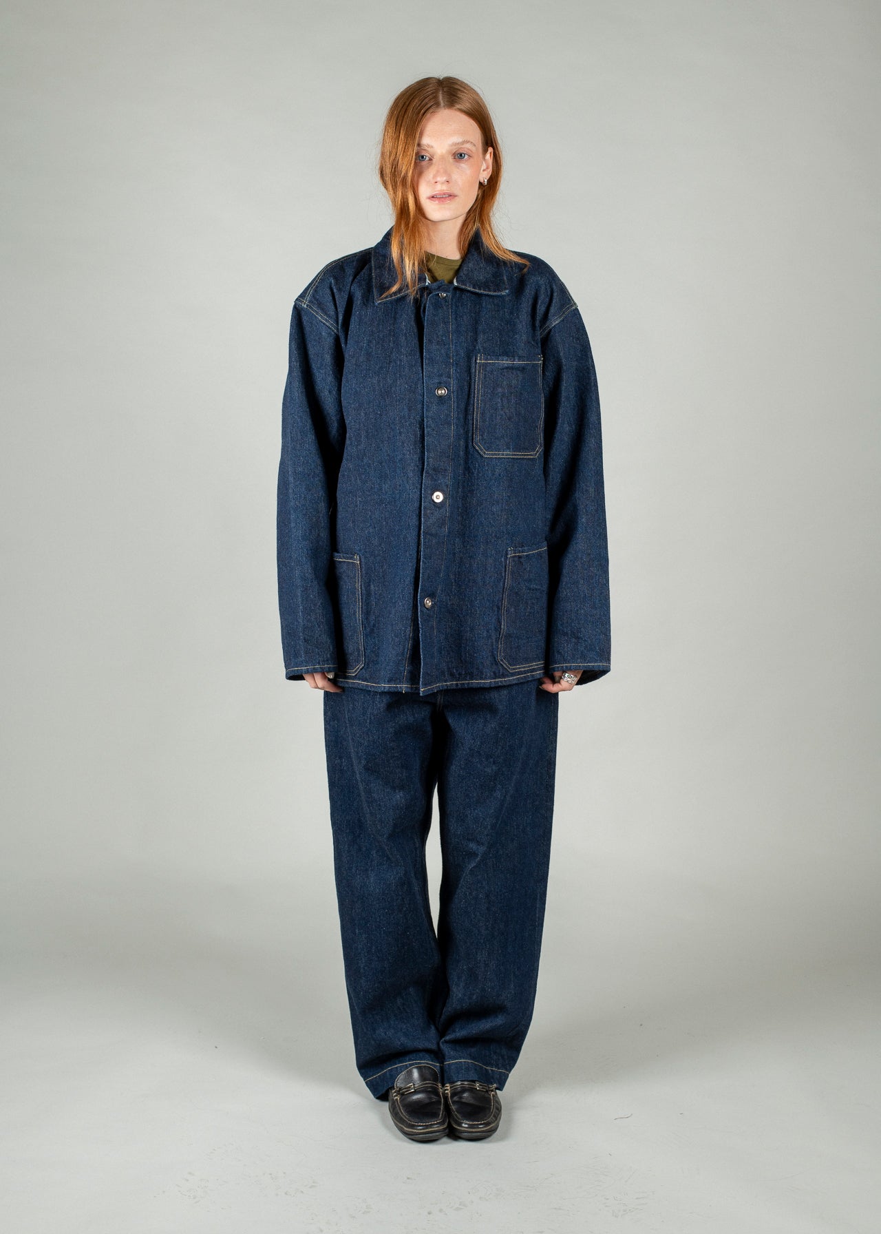 Coverall- Raw Indigo