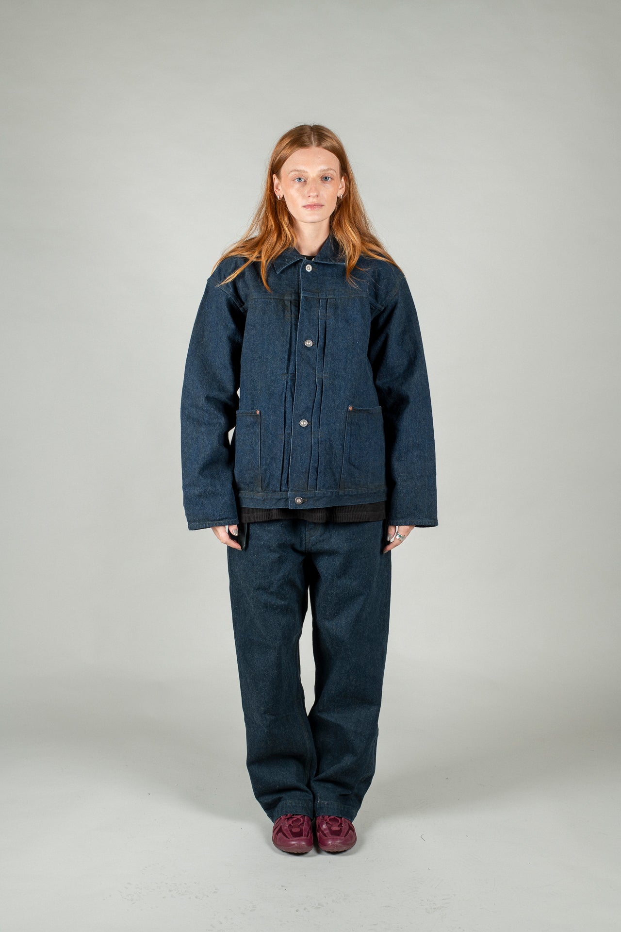 Pleats Blouse - Natural Dye