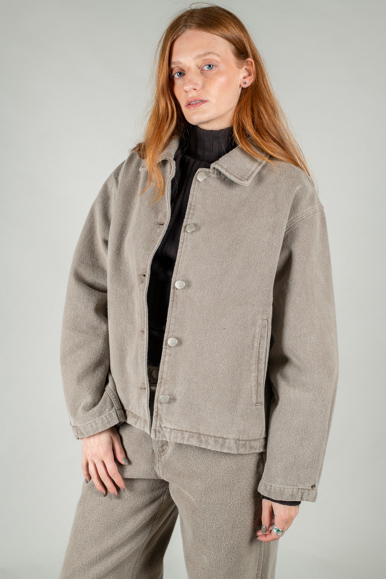 Cut Emerald Stud - Earring