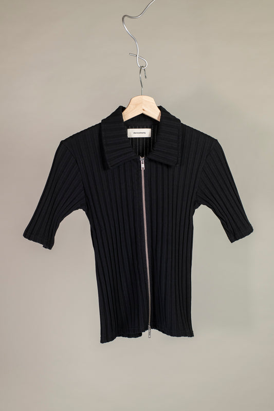 zip up polo