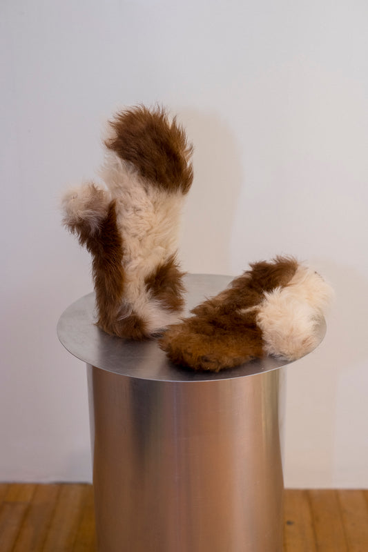 cow sheepskin mittens