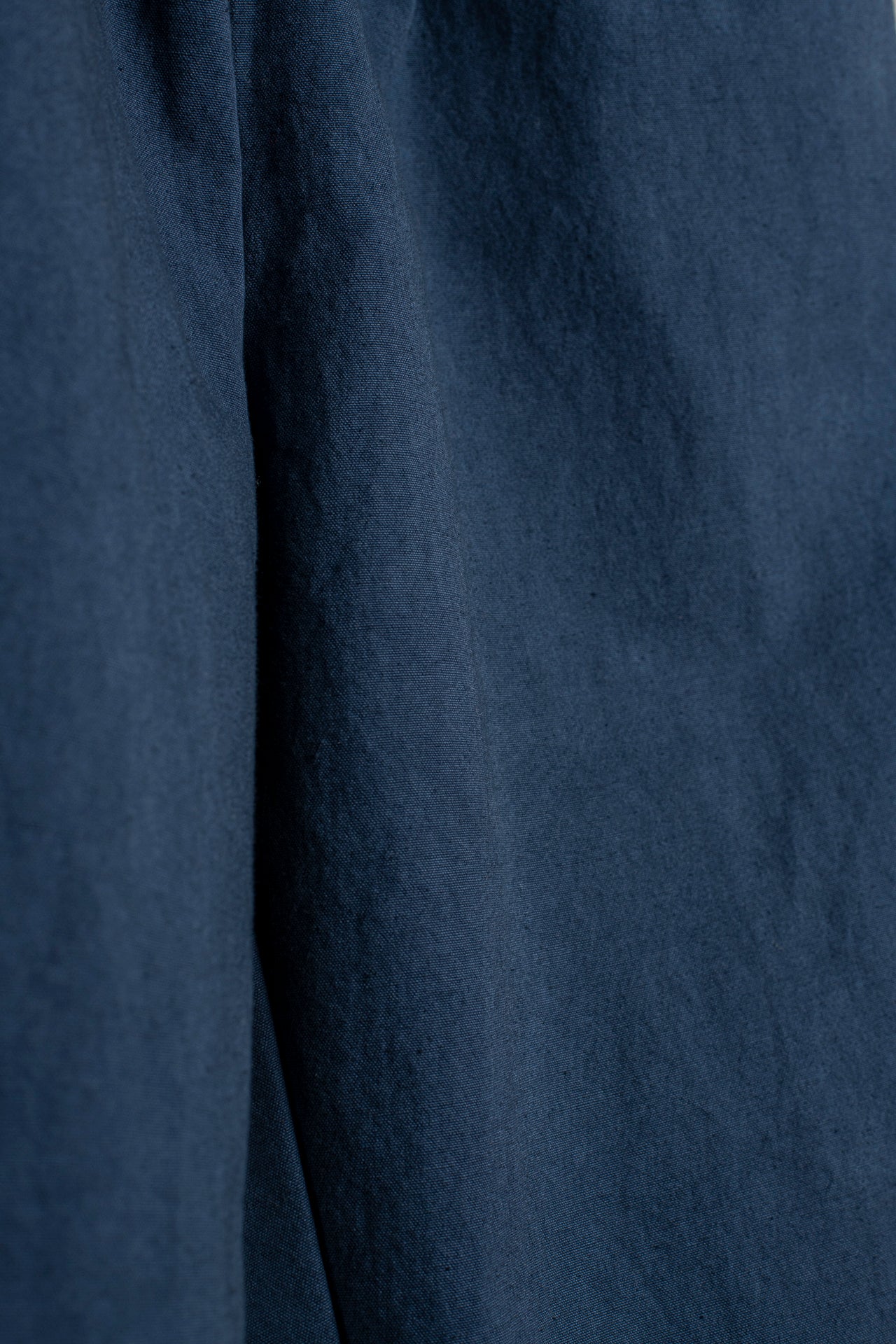 Cafe Pant - Navy Cotton Linen Canvas