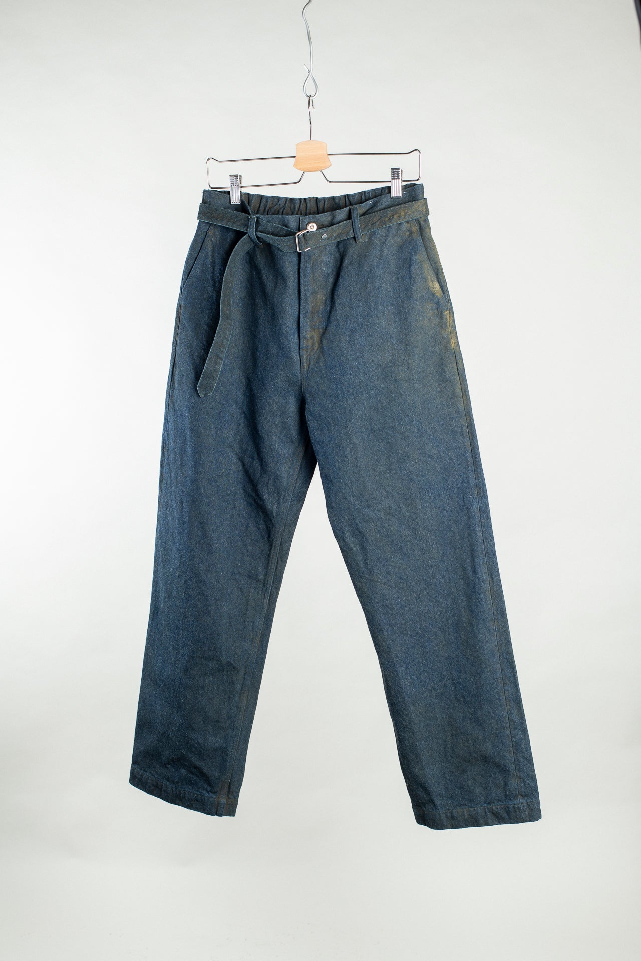 Belted Trouser- Natural Dye