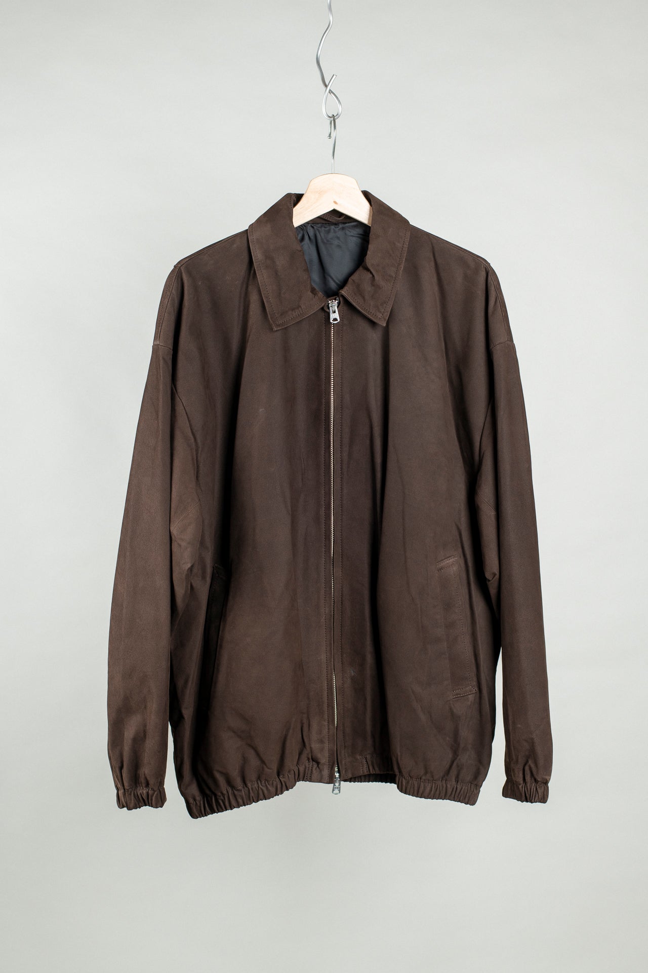 Leather Zip Blouson
