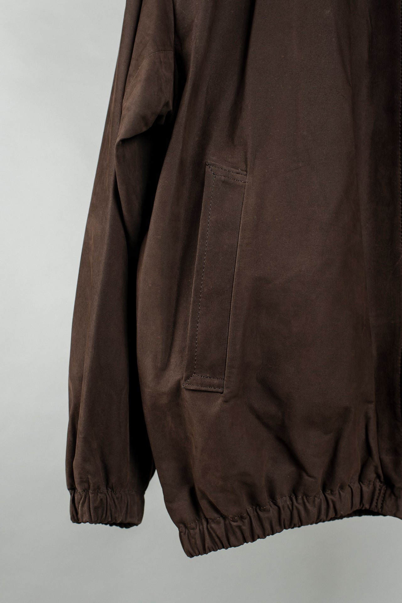 Leather Zip Blouson