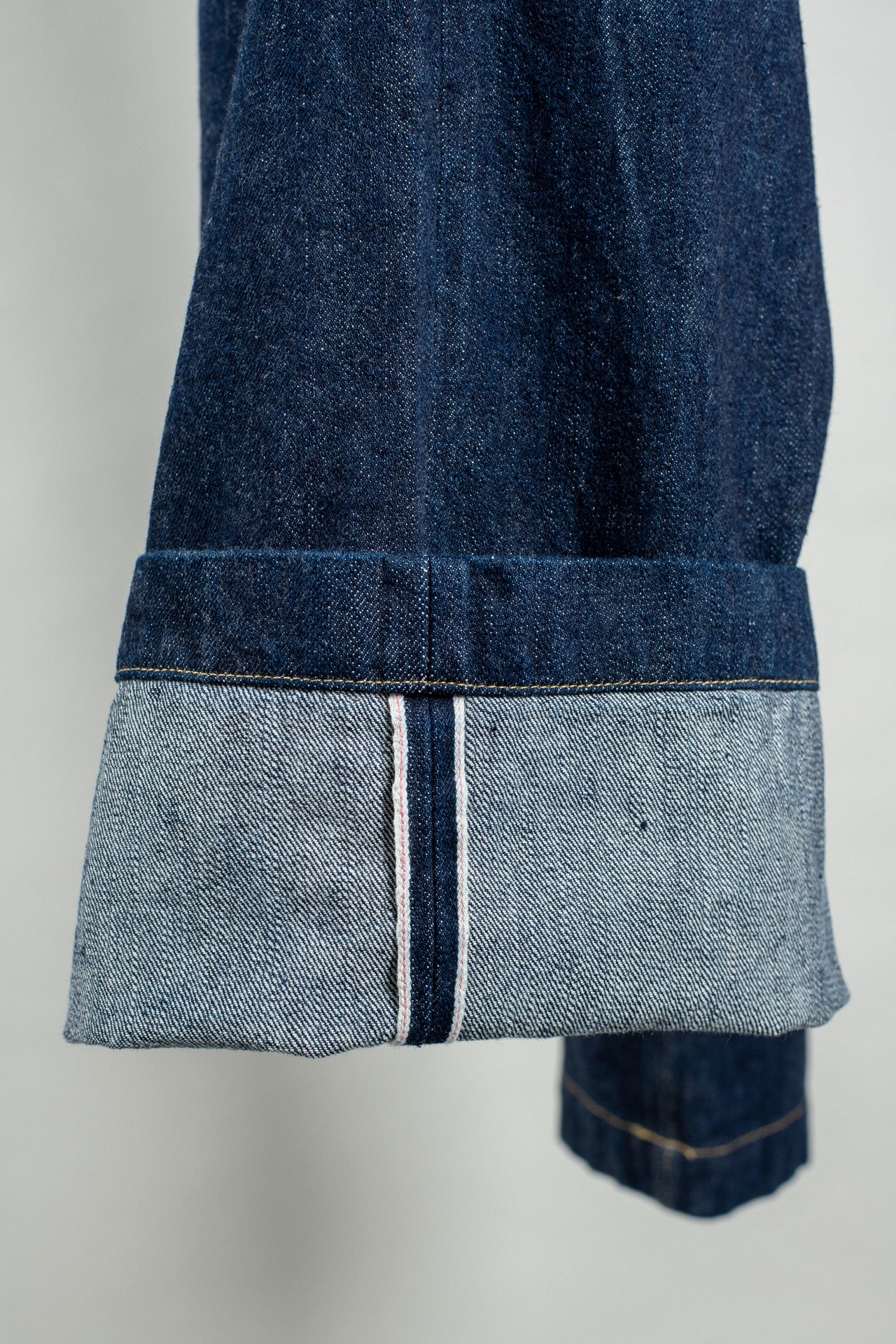 Belted Trouser- Raw Denim
