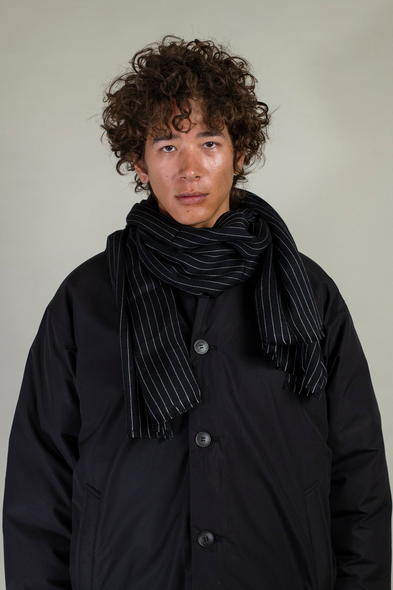 Long Scarf - Silk x Wool