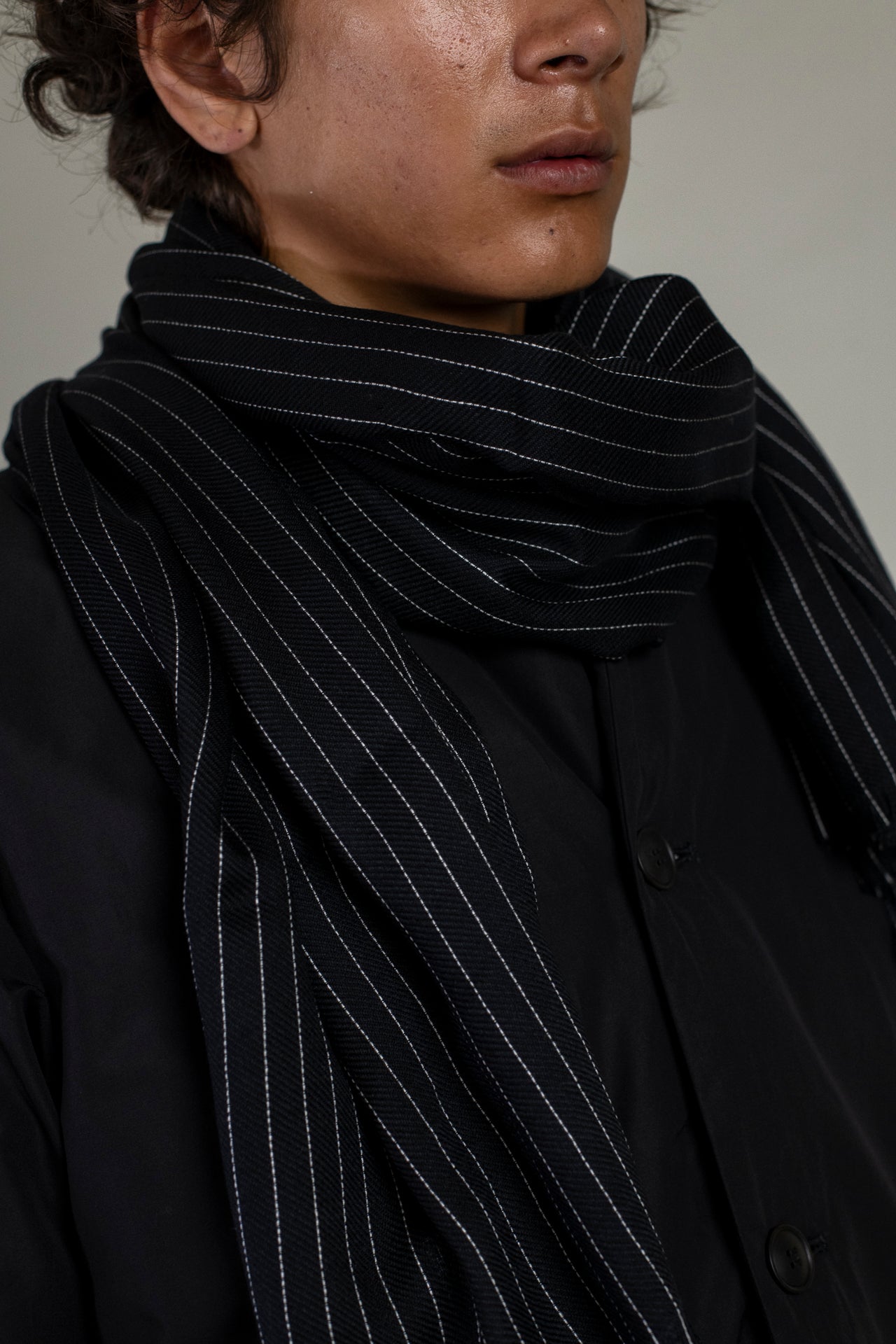 Long Scarf - Silk x Wool