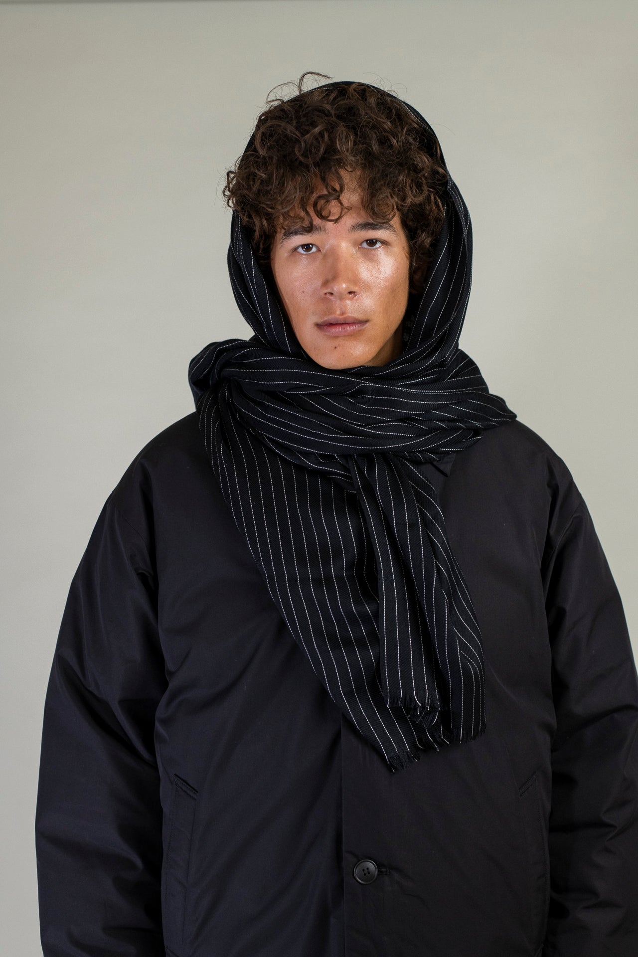 Long Scarf - Silk x Wool
