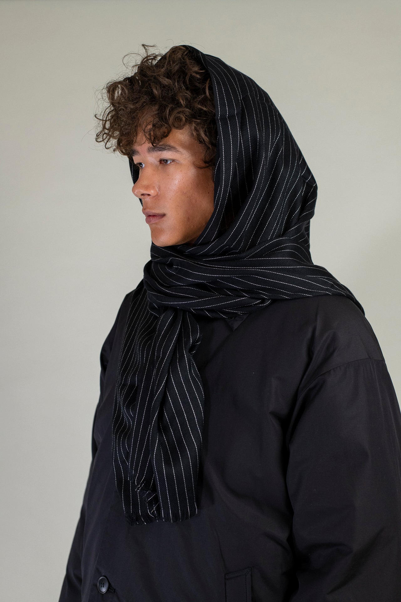 Long Scarf - Silk x Wool