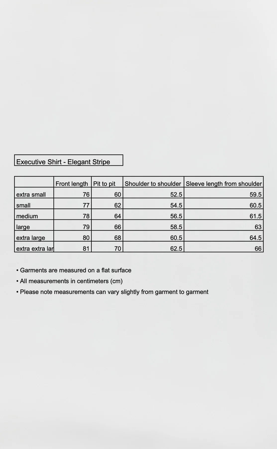 Size Guide