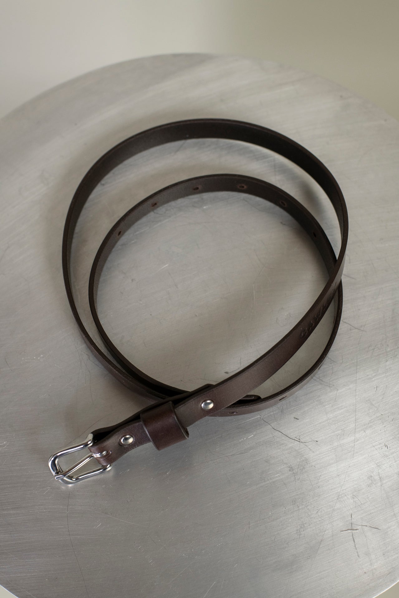 Thin Leather Belt