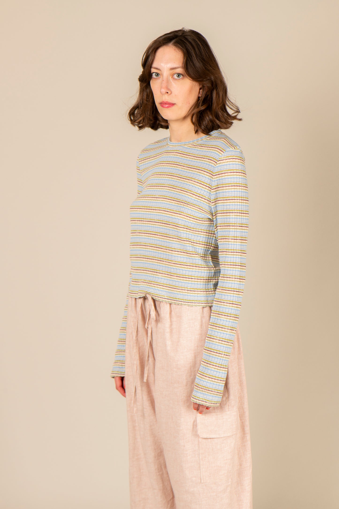 pista striped top